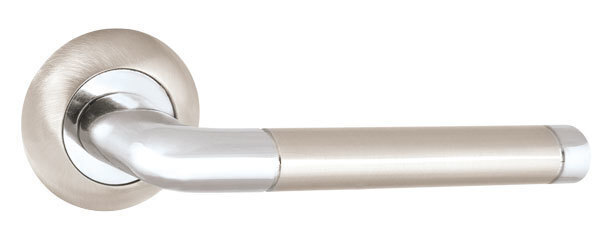 Ручка круг Пунто R.TL54.REX (REX TL) 105mm SN/CP-3, цвет никель матовый/хром (гарантия - 12 месяцев)