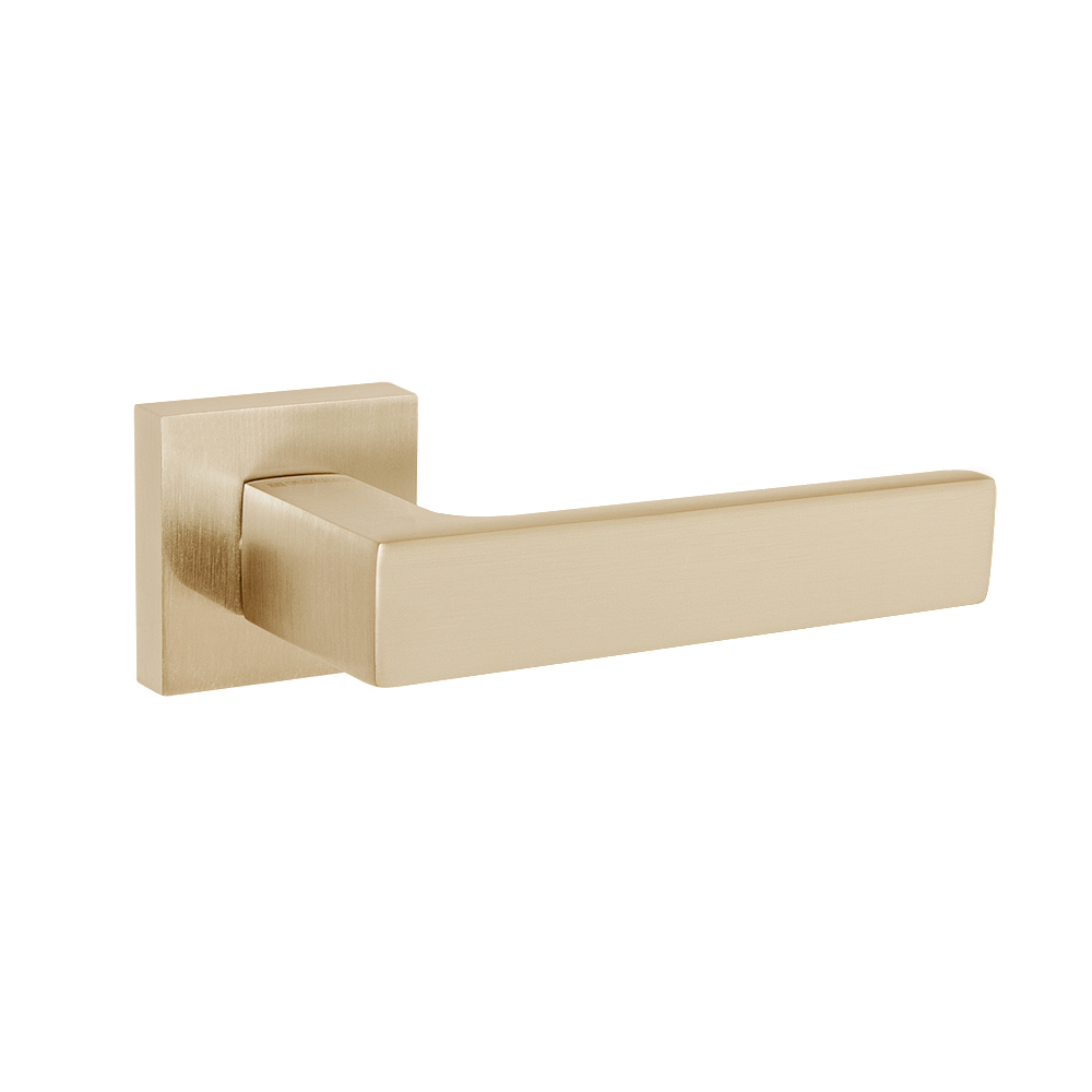 Ручка квадрат Фуаро K.DM51.Straight (Straight DM) SSG-39, цвет золото сатинированное (гарантия - 12 месяцев)