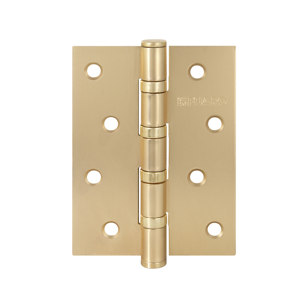 Петля универсальная Фуаро IN4400U SSG (4BB 100x75x2,5), цвет золото сатинированное (гарантия - 2 года)
